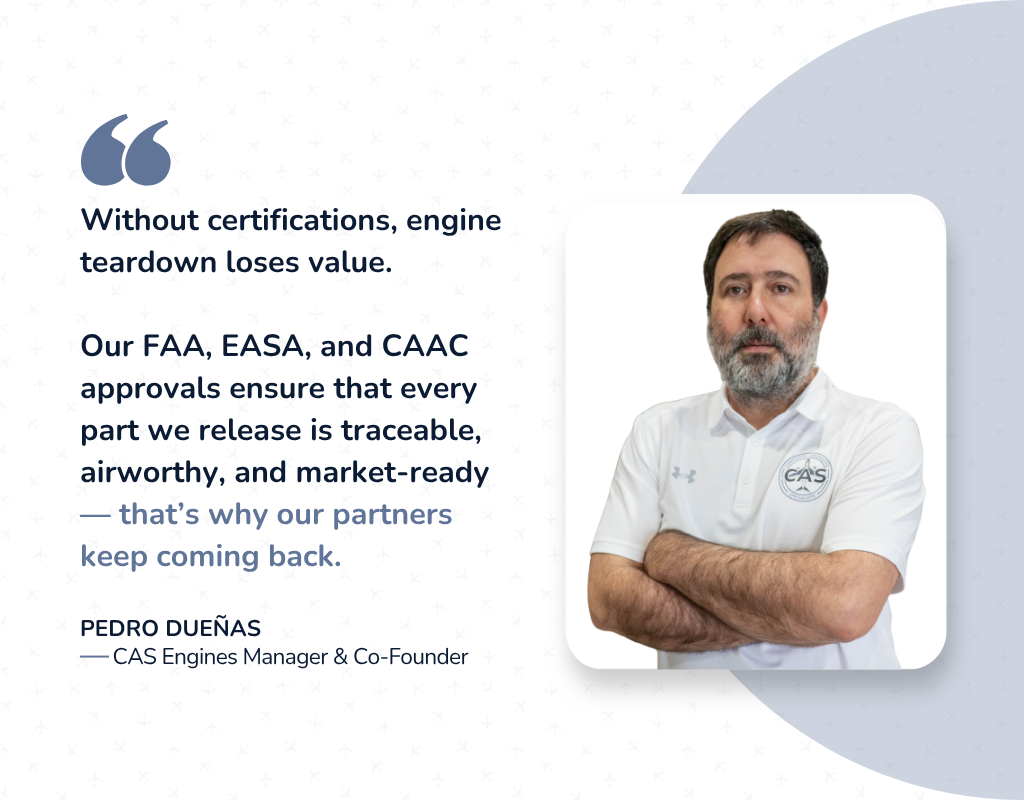 CAS Composite | Pedro Dueñas - CAS Engines - CoFounder